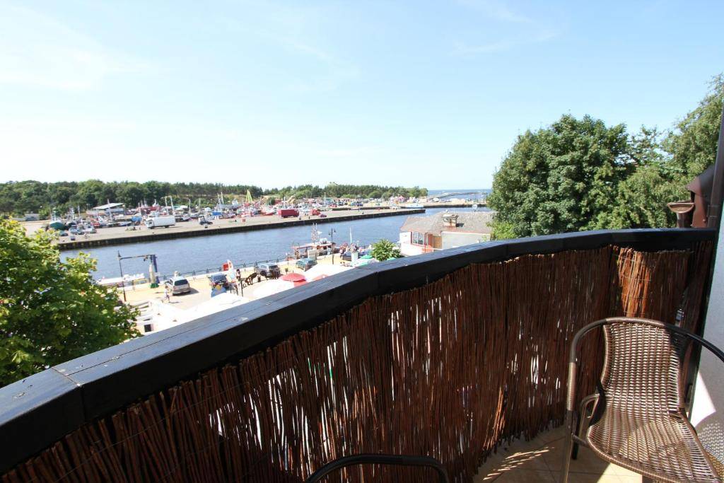 Balcony view over the harbour